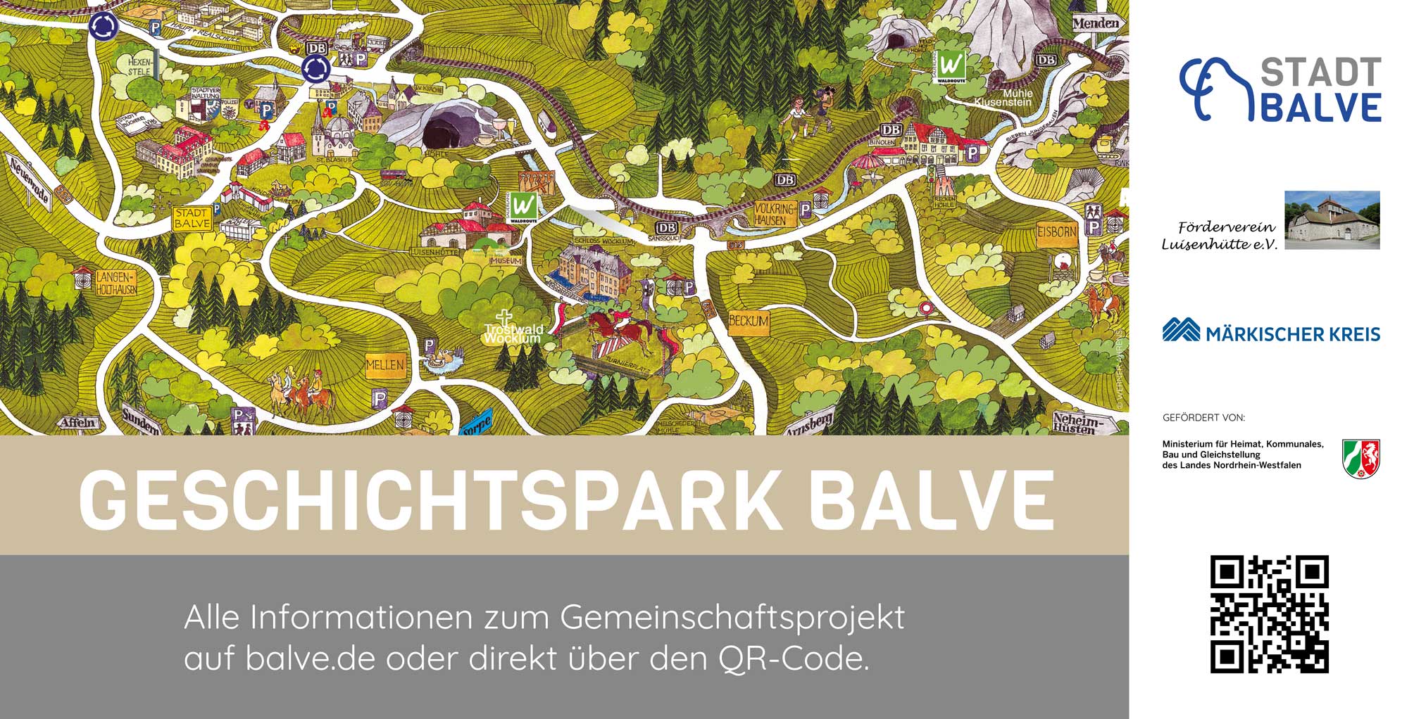 Banner Geschichtspark Balve